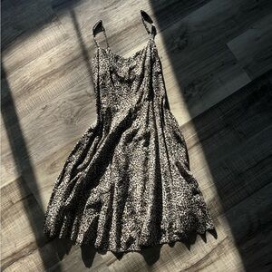 Cheetah print cami sundress for women